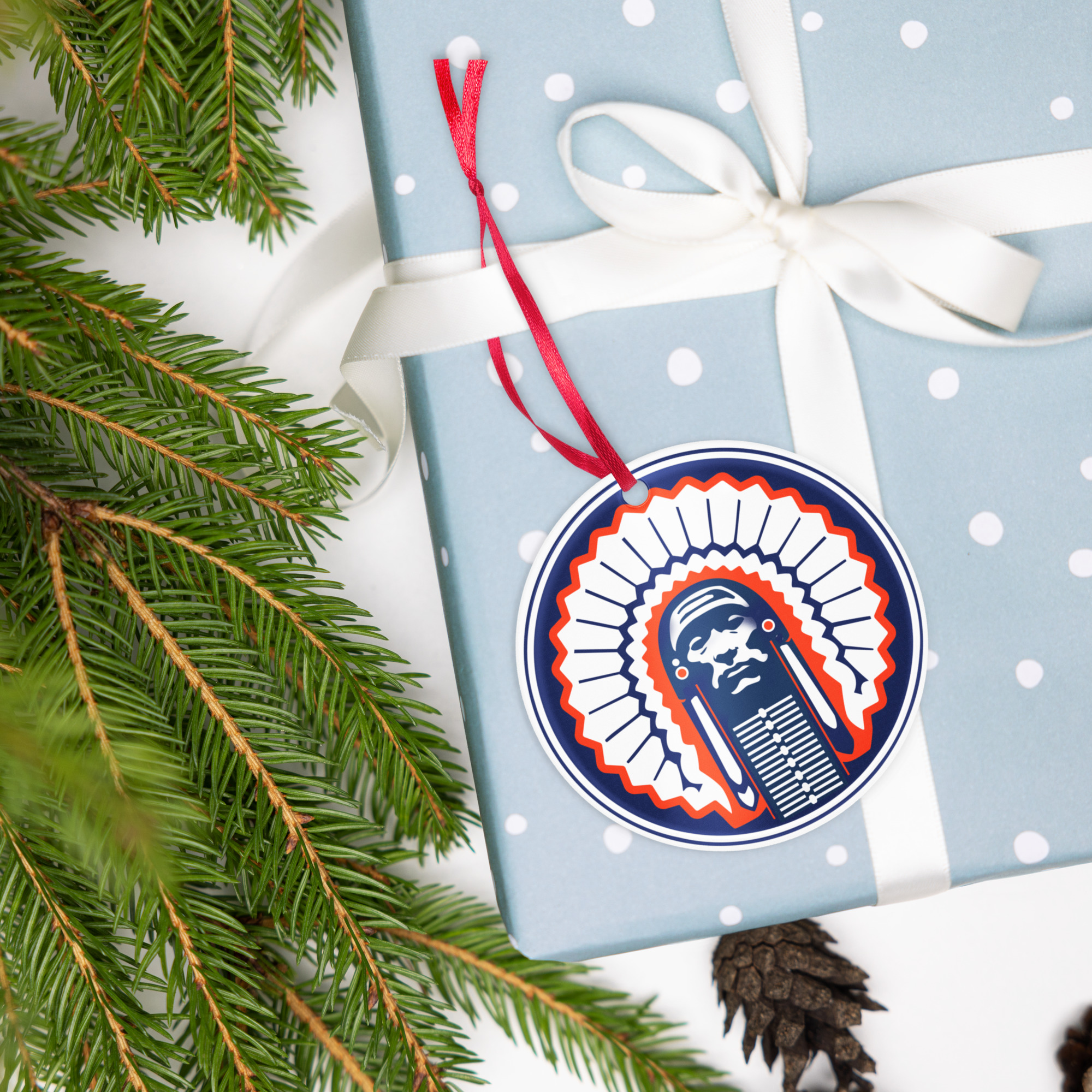 Illini Chief Acrylic ornament